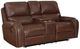 Homelegance® Newnan Brown Double Glider Power Reclining Loveseat-0