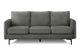 Monarch Specialties Inc. Dark Grey 77" Sofa with Black Metal Legs-0