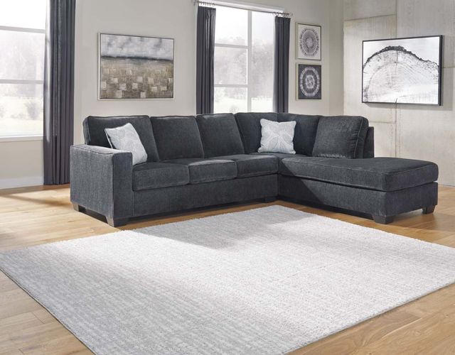 Signature Design by Ashley® Altari 2-Piece Slate Right-Arm Facing Full Sofa Sleeper Sectional and Chaise-5