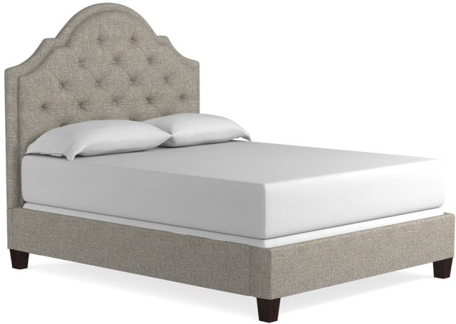 Bassett® Furniture Custom Upholstered Beds Barcelona Bonnet Bed-0