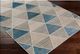 Surya Impulse Deep Teal/Taupe 4'x6' Area Rug-5