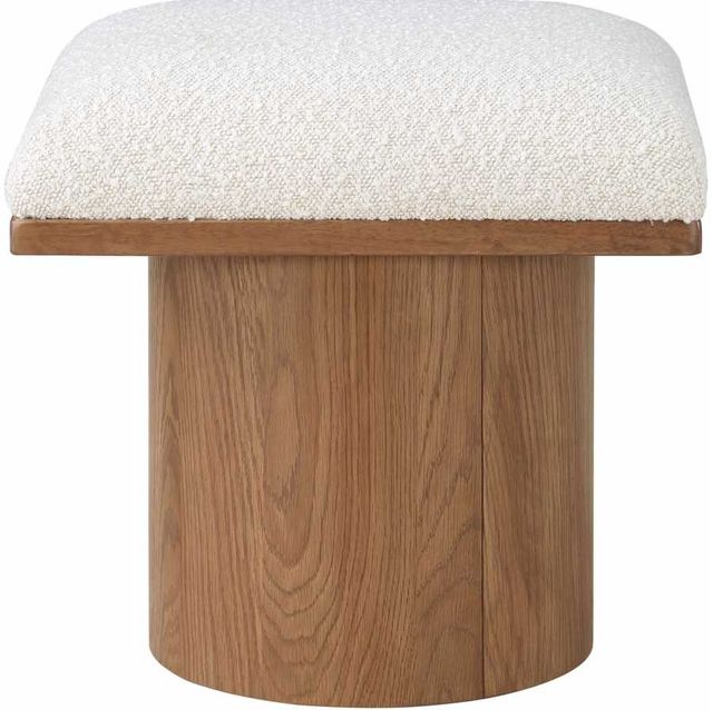 Meridian Furniture Pavilion Cream Bench/Stool-1