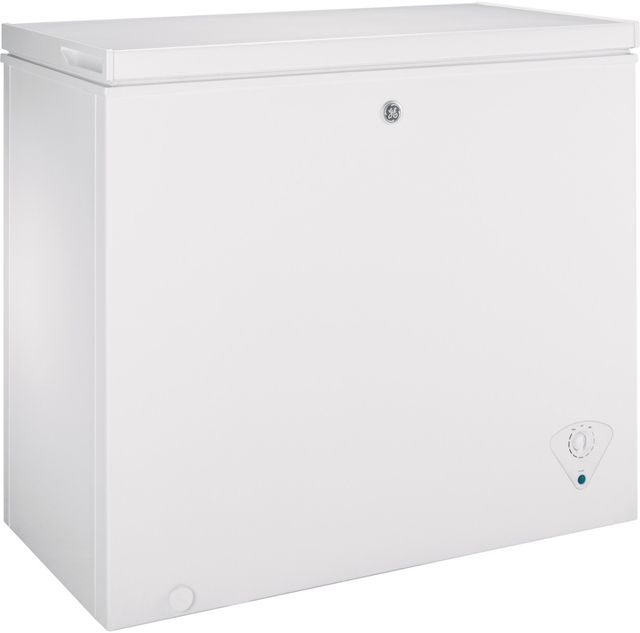 GE® 7 Cu. Ft. White Chest Freezer -2