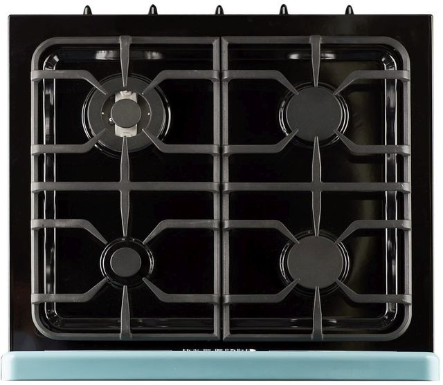 Unique® Appliances Classic Retro 30" Ocean Mist Turquoise Freestanding Natural Gas Range-3