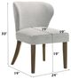 ACME Furniture Dillon 2-Piece Gray Side Chair Set-2