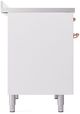 Ilve® Nostalgie II Series 40" White Pro Style Induction Range-4