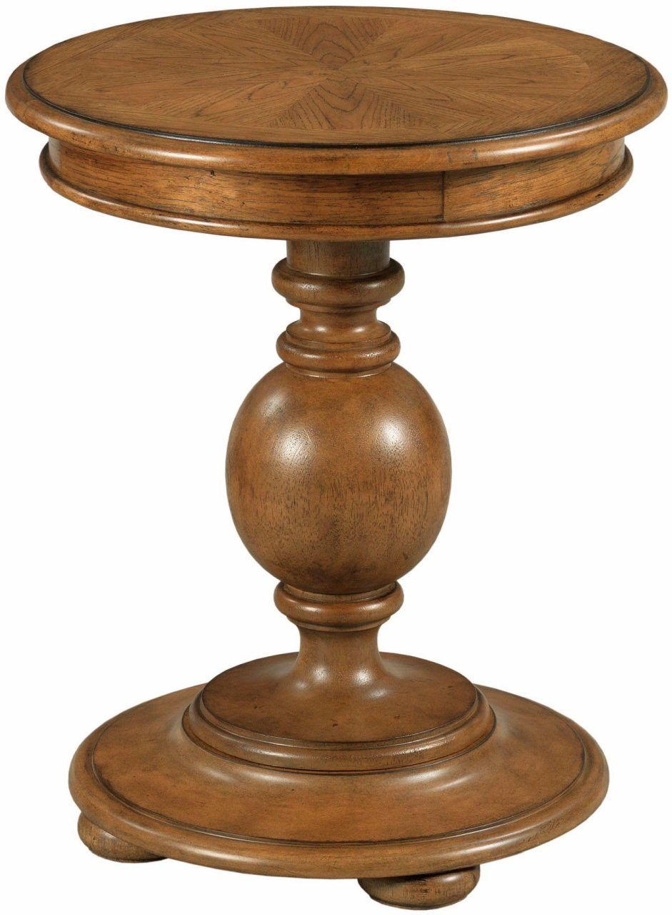 American Drew® Berkshire Pearson Warm Cognac Round End Table