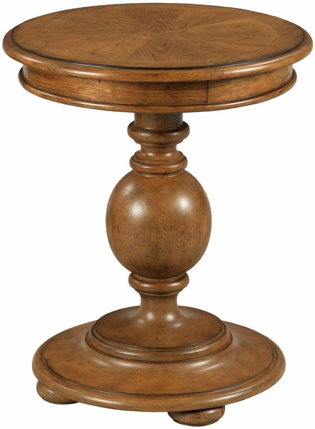 American Drew® Berkshire Pearson Warm Cognac Round End Table