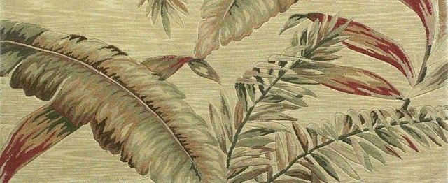KAS Rugs Sparta Ivory Ferns 5'x8' Rug-1