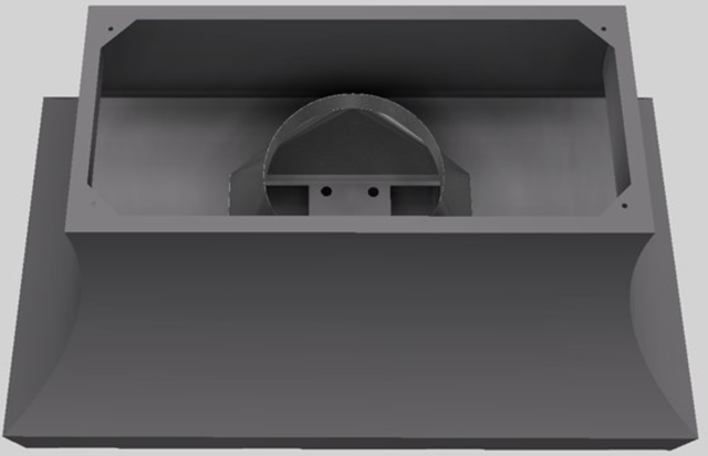 Vent-A-Hood® Designer Series 54" Gunsmoke Island Range Hood-2