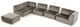 VIG Furniture Divani Casa Hawthorn Gray Sectional Sofa with Ottoman-3
