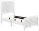 Homelegance® Corbin White Twin Panel Bed-3