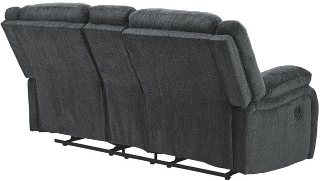 Signature Design by Ashley® Draycoll Slate Manual Reclining Loveseat and Console-2