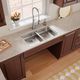 Elkay Lustertone® Classic Lustrous Satin 30-3/4" x 18-1/2" x 5-3/8" Equal Double Bowl Undermount ADA Sink-2