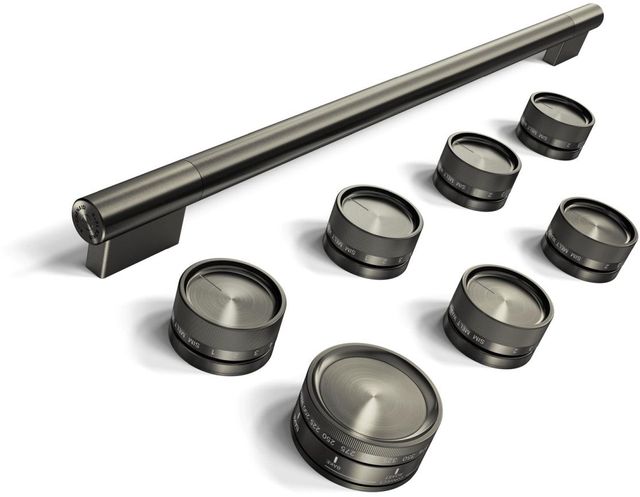 KitchenAid® 36" Black Ore Commercial-Style Induction Range Handle and Knob Kit-0