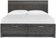 Magnussen Home® Kinsley Black Heron Queen Storage Panel Bed-2