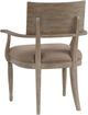 A.R.T. Furniture® Reforma Tapenade/Wheat Upholstered Dining Arm Chair-4