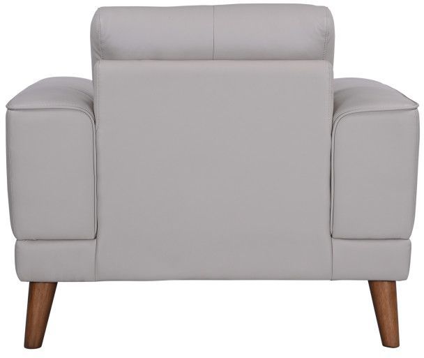 Porter International Designs Anzio Cream Leather Chair-3