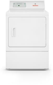 Speed Queen® Commercial 7.0 Cu. Ft. White Front Load Electric Dryer-0