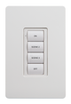 Crestron® Zum™ Battery-Powered Wireless 4 Button Keypad-Almond-0