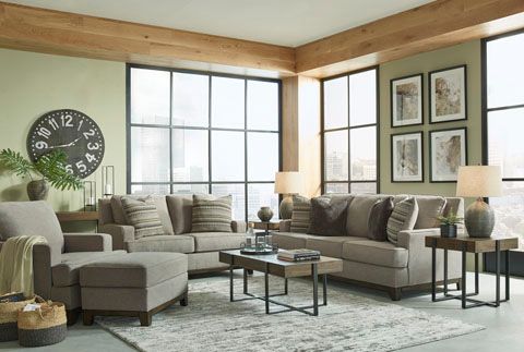 Signature Design by Ashley® Kaywood 4-Piece Granite Living Room Seating Set-1