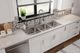 Elkay Lustertone® Classic Lustrous Satin 54" x 22" x 10-1/8" 1-Hole Triple Bowl Drop-In Sink-2