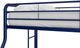 dhp furniture® Dusty Blue Twin/Full Bunk Bed-4