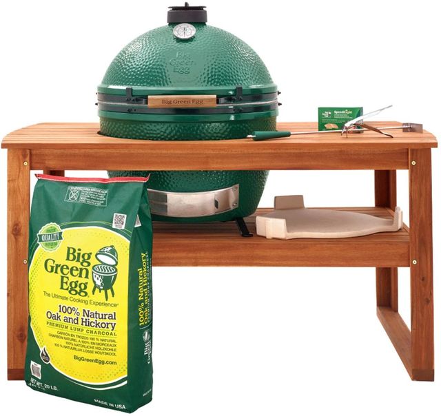 Big Green Egg® 61" Solid Acacia Table for XLarge EGG-1