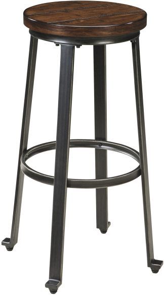 Signature Design by Ashley® Challiman Rustic Brown Bar Stool-0
