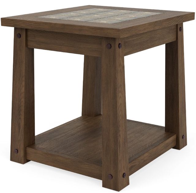 Riverside Furniture Lakepoint Oxford Oak End Table-3