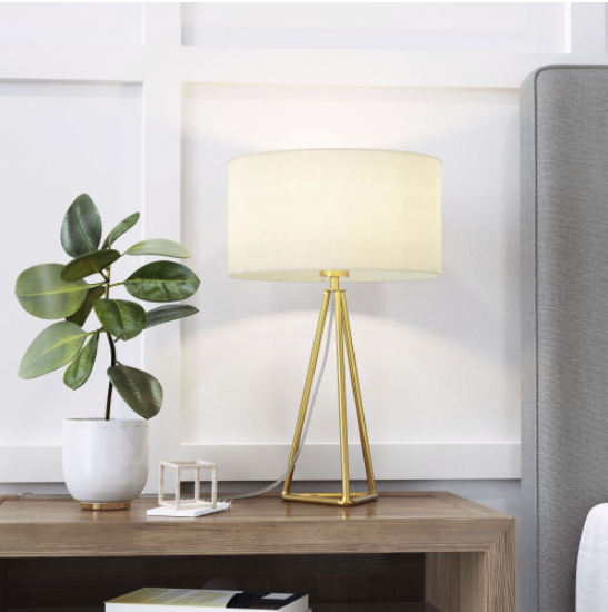 Zuo® Modern Sascha White/Gold Table Lamp-3