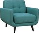 Elements International Hadley Heirloom Teal Accent Chair-0