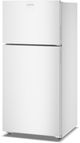 Amana® 28" 14.3 Cu. Ft. White Counter Depth Top Freezer Refrigerator with a Large Crisper Drawer-3