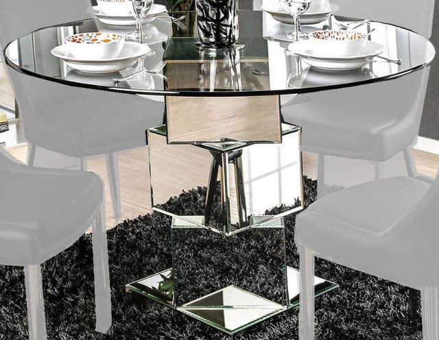 Furniture of America® Izzy Glass Dining Room Table | L.V. Sofa Factory ...