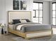 Coaster® Hyland Natural/White LED Eastern King Panel Bed-3