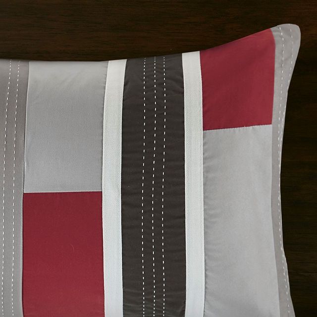 Olliix by Mi Zone Pipeline Red Twin/Twin XL Comforter Set-4
