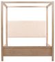 Dovetail Furniture Emmalyn Everest Cream/Light Warm Wash King Canopy Bed-2