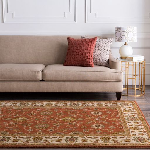Surya Crowne Brown 4'x6' Area Rug-2