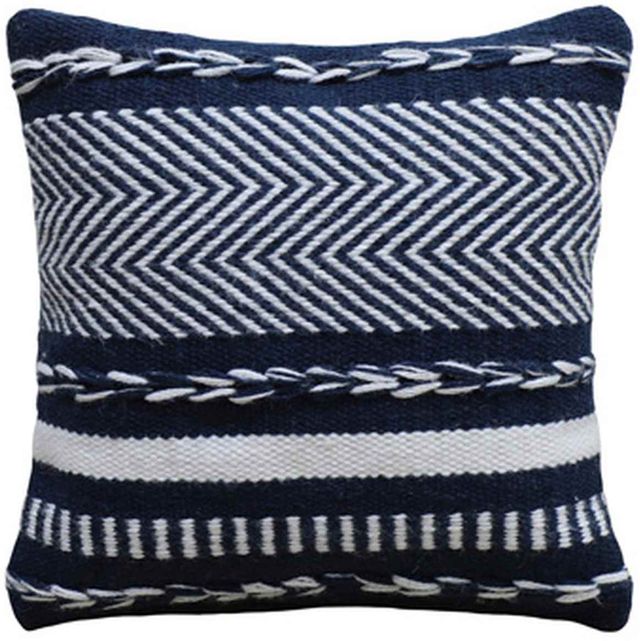 Signature Design by Ashley® Yarnley 4-Piece Navy/White Pillows-0