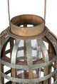 A & B Home Brown/Silver Medium Shanghai Lantern-3