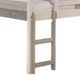 Donco Kids Gray/White Youth Twin Panel Low Loft-2