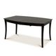 John Thomas Furniture® Cosmopolitan Salerno Coal Dining Table with Black Legs-2