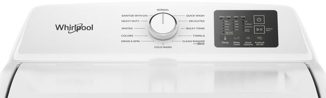 Whirlpool® 4.1 Cu. Ft. White Impeller Top Load Washer with Quick Wash-4