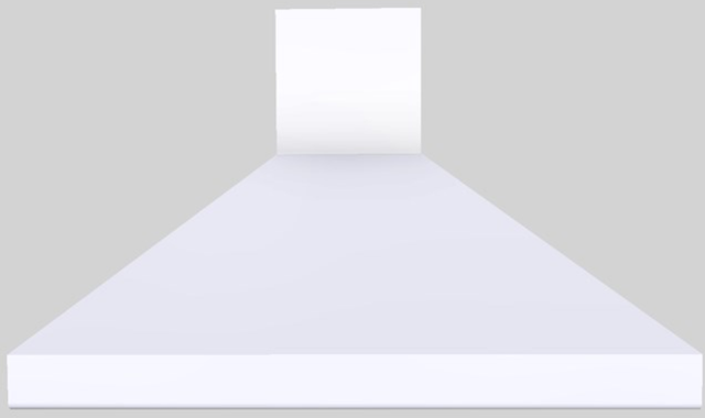 Vent-A-Hood® 48" White Wall Mounted Range Hood-0