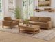 International Furniture Direct Sedona Orange Sofa-4