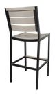 CabanaCoast® Customizable Kensington SOL Teak™ Outdoor Bar Stool-2