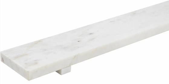 Renwil® Inka White Marble Bath Tray-3