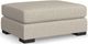 Charisma™ Otto Cream Accent Ottoman-0
