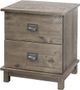 Titus Furniture Grey Night Stand-0