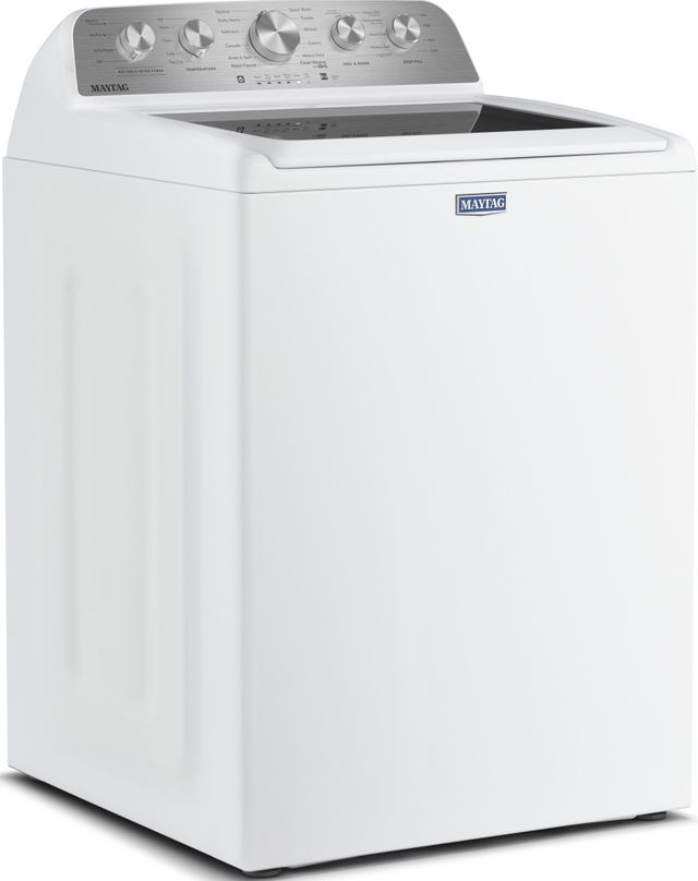 Maytag® 4.7 Cu. Ft. White Agitator Top Load Washer with Extra Power and Pet Pro Option-3